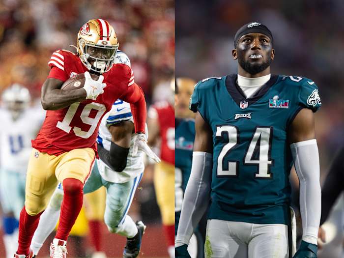 Deebo Samuel (left) and James Bradberry